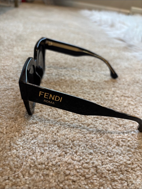 Fendi Black Sunglasses with Dark Lenses main image 5